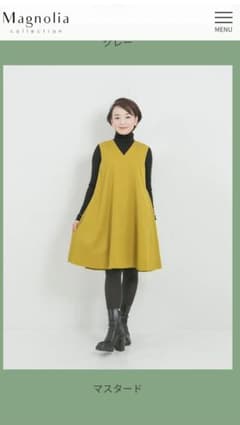 望月順子　ジャンパースカート　ワンピース　マグノリアコレクション m21133901163_1.jpg?1702820016