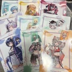 ぶいすぽ GIGO クリアファイル、しおり全種のサムネイル