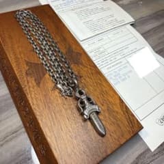 Chrome Hearts ペーパーチェーン18インチ、ダブルダガー - メルカリ