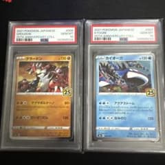 2連番PSA10】グラードン カイオーガ 25周年 2set - メルカリ