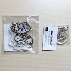 고양이 아츠메 미니 아크릴 스탠드&아크릴 매력 시로사바씨&토비미케씨