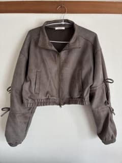 ダブルジッパーアウター 冬服 レディースのサムネイル