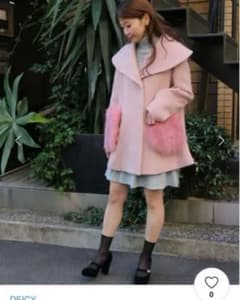 DEICY デイシー ファーポケットフレアーコート - メルカリ