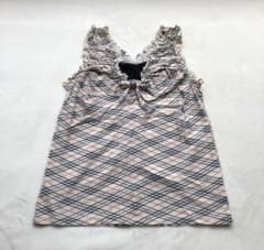 【BURBERRYLONDON】タンクトップ　キャミソール　ノバチェック　S相当 BURBERRY LONDON キャミソール タンクトップ - メルカリ