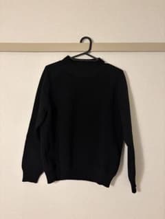 無印良品 MUJI リブ編みニット 長袖 ブラック Mサイズのサムネイル