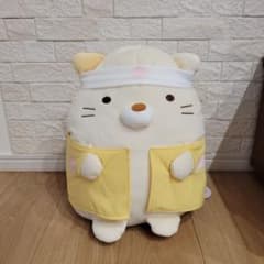스미코구라시 모모타로 코스 봉제인형 XL 고양이