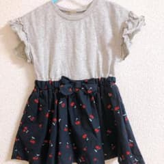 さくらんぼワンピース80サイズのサムネイル