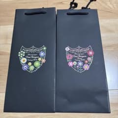 Dom Pérignon ×村上隆 白 ショッパー 袋 2枚 ドンペリ Dom Pérignon ×村上隆 白 ショッパー 袋 2枚 ドンペリ - メルカリ