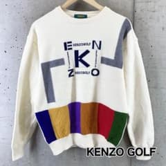 KENZO GOLF ケンゾー ウールニットセーター ゴルフウェア 2のサムネイル