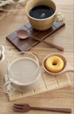 板チョコトレー ホワイト ベトナム製 コースターのサムネイル