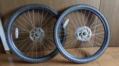 MTB ディスク ホイール タイヤ付き前後セット シマノスプロケ付のサムネイル
