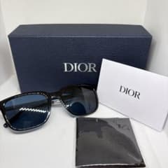 極美品 DIOR Homme TAG SU ディオール サングラス ブルーレンズ - メルカリ
