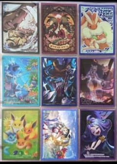 ポケモンカード デッキシールド キャラクタースリーブ 9種類 バラ売り