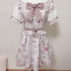 LIZLISA リズリサ Salon de Fraise柄ワンピース - メルカリ