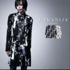 civarize V系 花柄シャツ12 ラルク ロック ドレープなな - メルカリ
