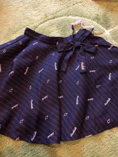 ピンクラテ  卒服 リボンタイ付きスカート150のサムネイル