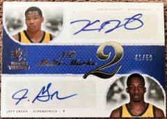 サ*ト様 K.DURANT & J.GREEN ルーキー直筆サイン!のサムネイル