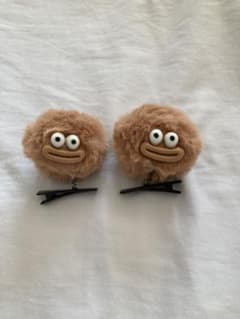ハロウィン飾り ふわふわ もじゃもじゃ ヘアクリップ 2個セットのサムネイル