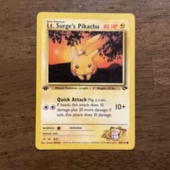 ポケモンカード マチスのピカチュウ 1st Edition 英語版 84/132のサムネイル