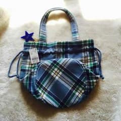RCWB♡スターチェック巾着のサムネイル