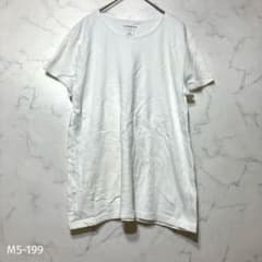 Thumbnail of コットンTシャツ M 半袖 クルーネック 定番 ベーシック 白 ホワイト無地