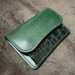 【USED】ワイルドスワンズ　タング(グリーン色トリプルレザーの特別仕様) USED】ワイルドスワンズ タング(グリーン色トリプルレザーの特別仕様