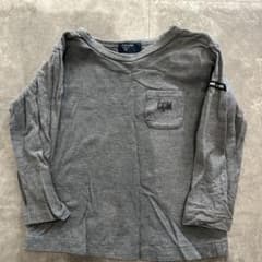 グレー 長袖Tシャツ 90のサムネイル