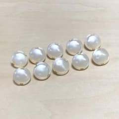 パール風ボタン　10個のサムネイル