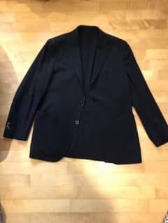NOA様専用LARDINI  紺サッカージャケット　名品段返り3釦のサムネイル