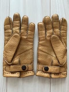 名品 DENTS Hamptonペッカリーグローブ カシミヤライニング CORK