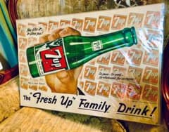 セブンアップ＊７-up＊vintage 1949年製＊コレクタブル セブンアップ＊7-up＊vintage 1949年製＊コレクタブル - メルカリ