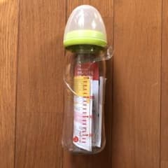 ピジョン 母乳実感 哺乳びん  ガラス 240ml ライトグリーンのサムネイル