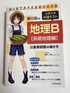 ［匿名配送］瀬川聡の地理B 系統地理編　超重要問題の解き方のサムネイル