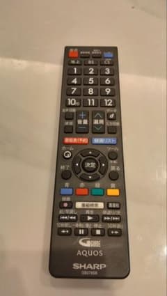 SHARP AQUOS GR2758 テレビ用リモコンのサムネイル