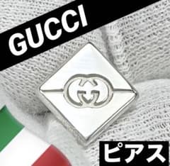 美品 GUCCI ダイアゴナルピアス 片耳 シルバー925 - メルカリ