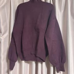 GU ハイネック ニット セーター ボルドーのサムネイル