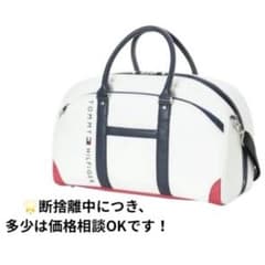 トミーヒルフィガー ゴルフ ボストンバッグ THMG7FB1 ホワイト - メルカリ