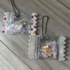 ネコとクマのシャカシャカキャンディチャーム 2個セットのサムネイル