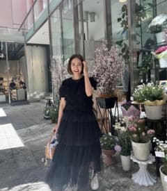 rosy_monster ロージーモンスター　チュールスカート　黒のサムネイル