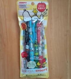 ZEBRA SARASA CLIP スヌーピー 4色セット 0.5mm 未使用のサムネイル