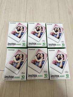 FUJIFILM instax mini チェキフィルム 6箱セットのサムネイル