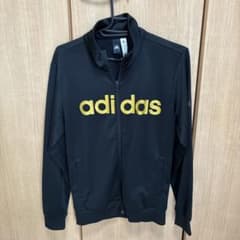 adidas トラックジャケット 黒 金 ロゴのサムネイル