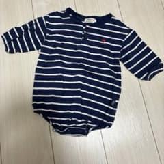POLO BABY ロンパース 70cm ボーダーのサムネイル
