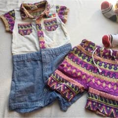 JUNKSTORE 70ロンパ80 おそろいのサムネイル