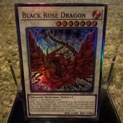 美品》【英語】 ブラックローズドラゴン 遊戯王 レリーフ - メルカリ