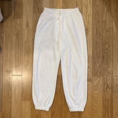 ユニクロ　スウェットパンツ ジョガーパンツ ホワイトのサムネイル