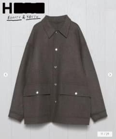 〈エイチ〉H BEAUTY＆YOUTH ウールカシミヤ カバーオール ジャケット m21167456533_1.jpg?1719373696