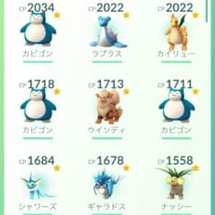 ポケモンGO アカウントのサムネイル