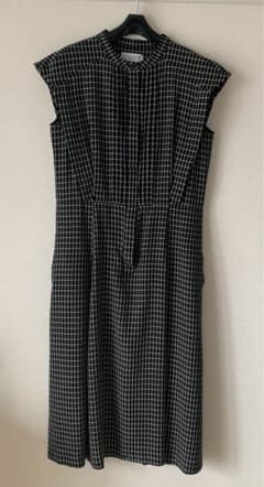 MACKINTOSH LONDON 黒チェック柄 ノースリーブワンピース M - メルカリ