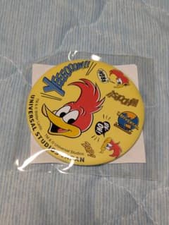 USJ 缶バッジ ウッドペッカー - メルカリ